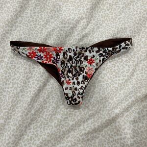 Reversible Cheetah Bikini Bottom